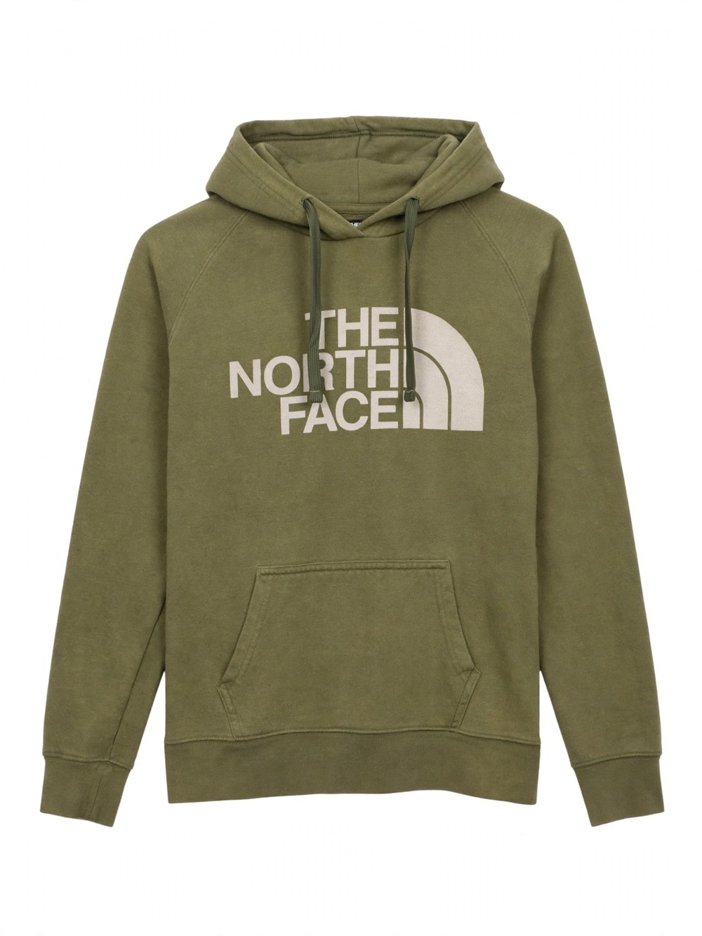 The North Face Womens XS Olive Hoodie - Half Dome Logo